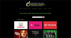 Desktop Screenshot of indartmusic.com