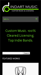 Mobile Screenshot of indartmusic.com